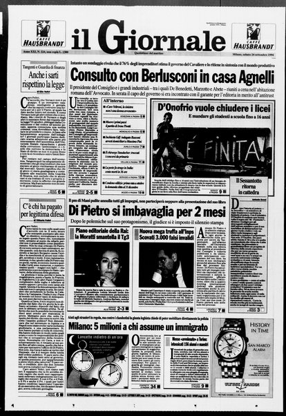 Il giornale : quotidiano del mattino